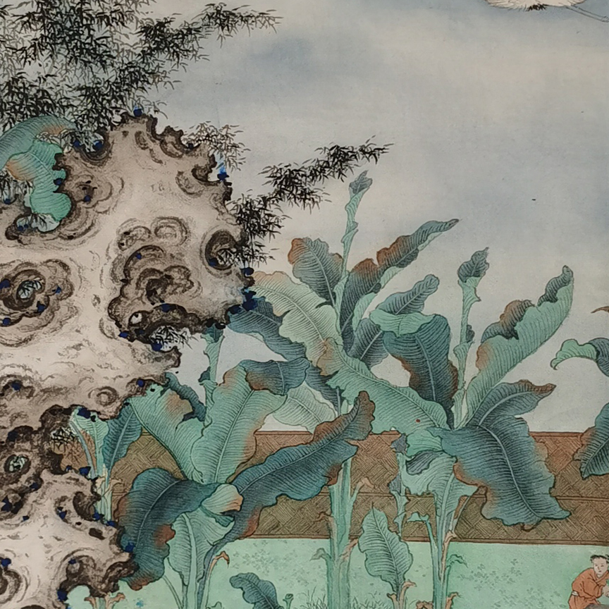 【辽拍】V250709-2-365《山水人物》（1.6平尺）纸本镜片 lj1222