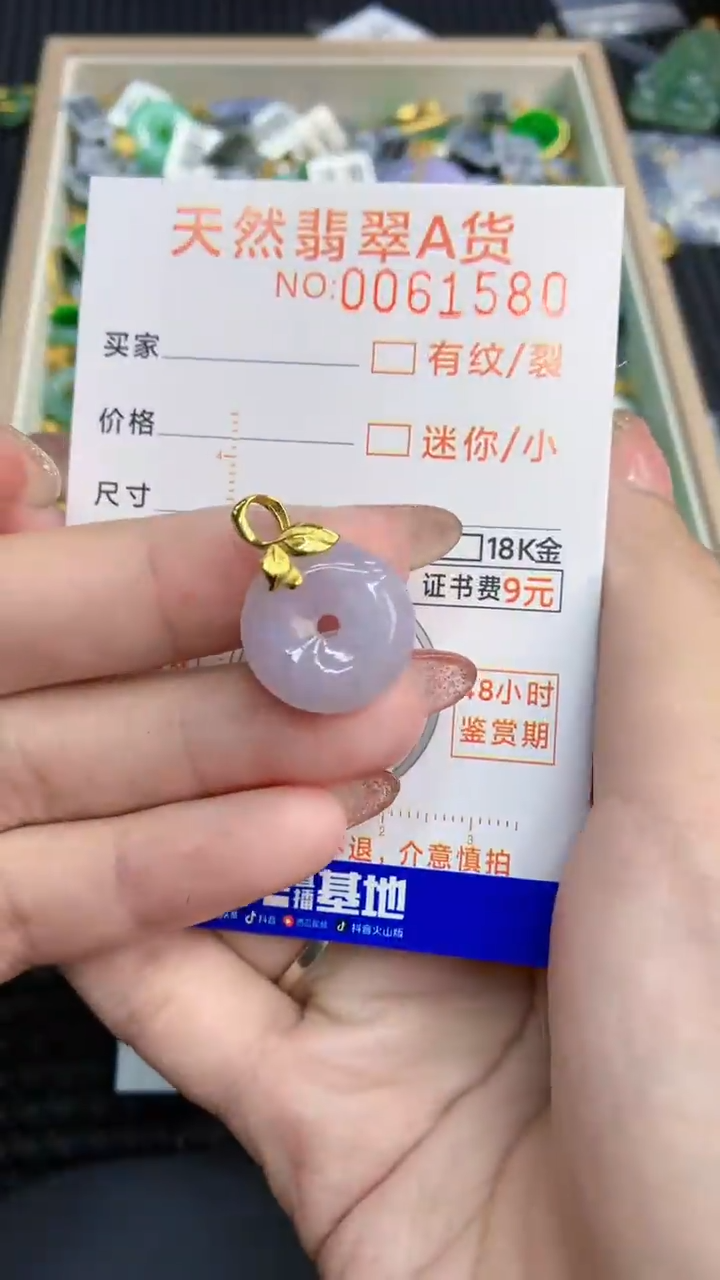 【闪购商品】翡翠银S925镶嵌颈饰            8