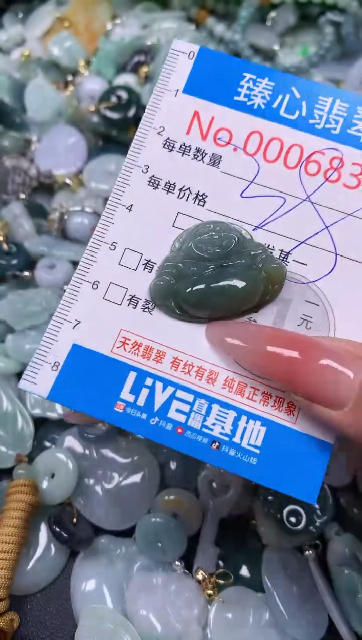 【闪购商品】翡翠颈饰未镶嵌含绳0006836