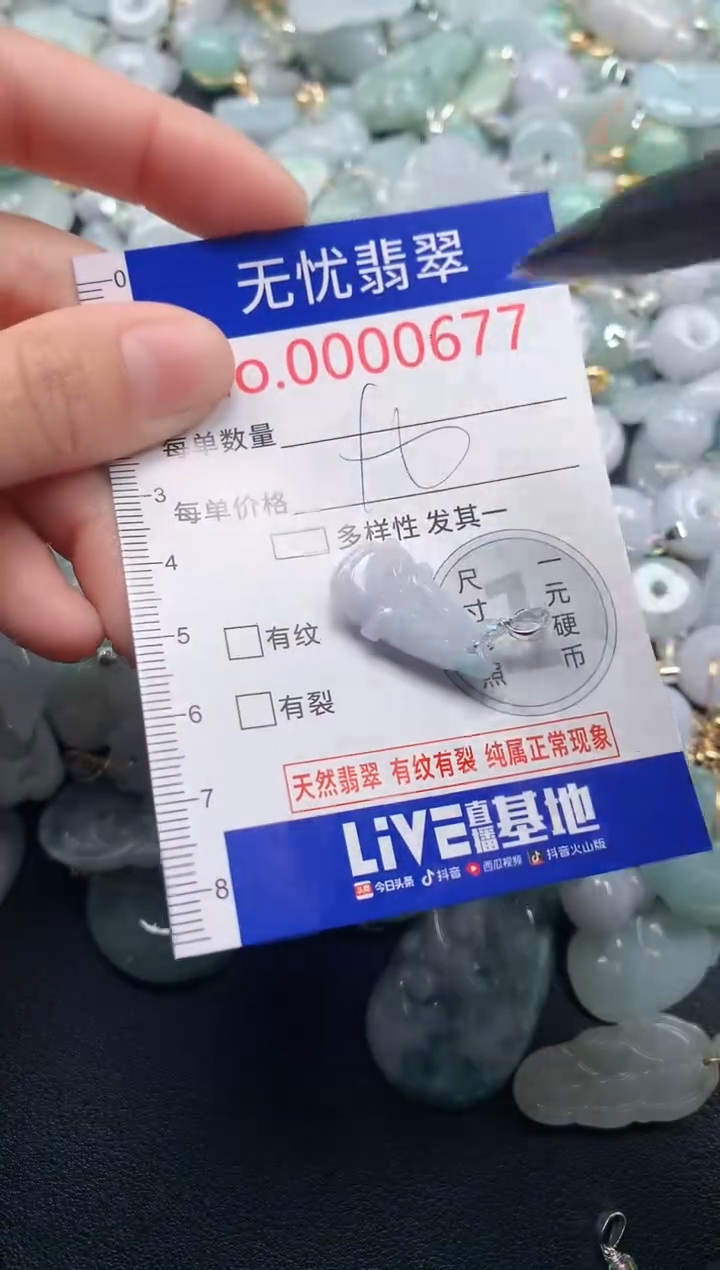 颈饰未镶嵌翡翠677