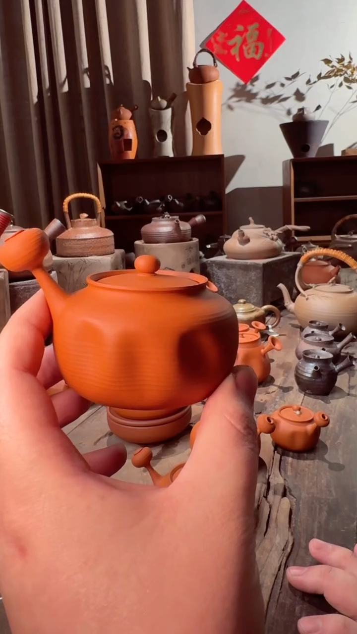 【闪购商品】壶150CC酒窝潮州鸡蛋黄纯手拉泡茶壶 