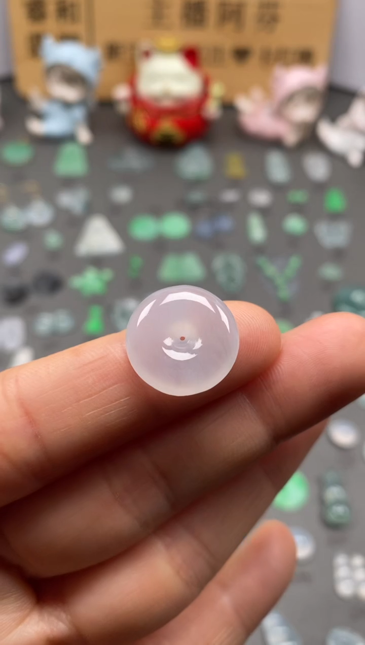 【闪购商品】翡翠颈饰未镶嵌冰扣子/芬