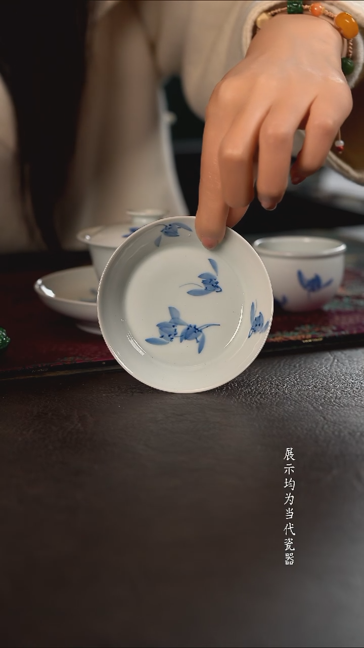 品遗HL兰花头小直口杯垫 随机