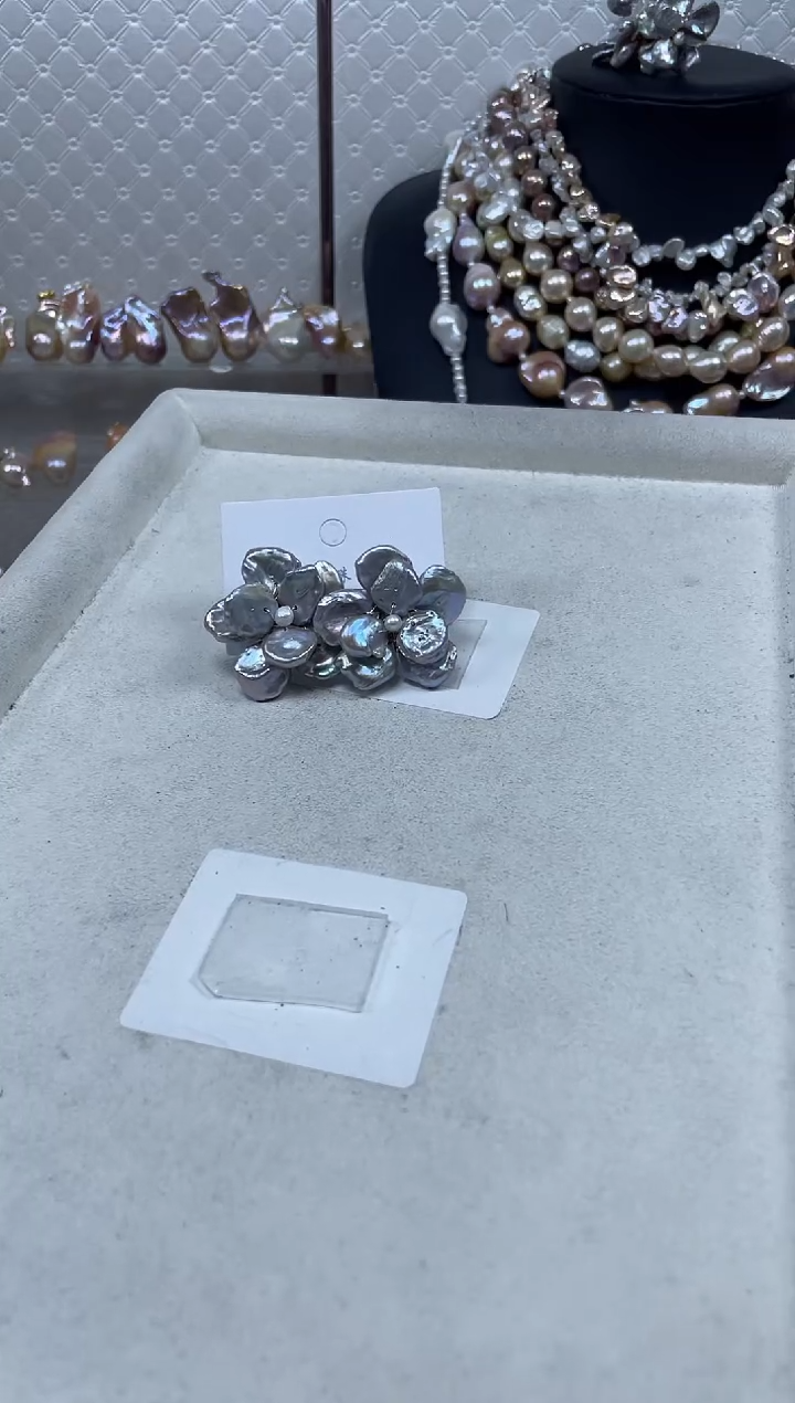 未镶嵌耳饰淡水珍珠【纯恬珍珠】