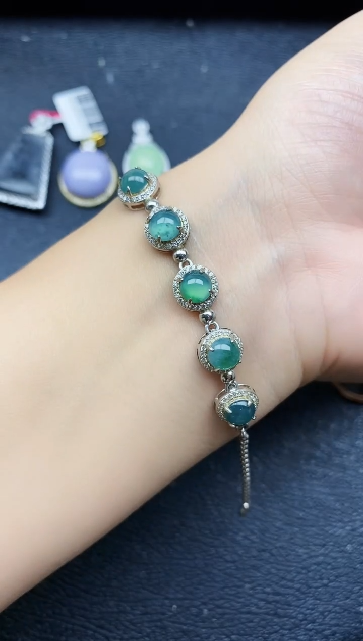 【闪购商品】翡翠戒指银S925镶嵌11111