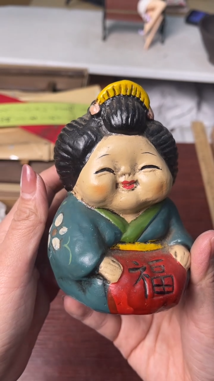 ?***建陶中古回流摆件 默认微瑕