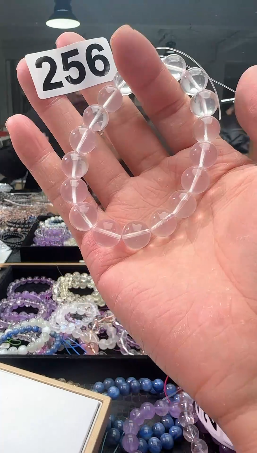 【闪购商品】水晶手链未镶嵌256奶白