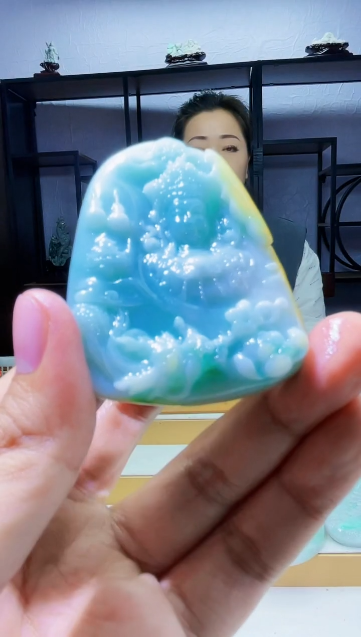 【闪购商品】定制翡翠未镶嵌毛货02040075 