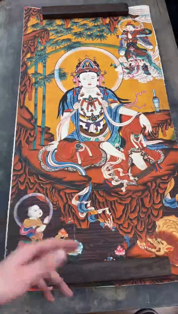 卷轴画大朱画院老六专属AA90