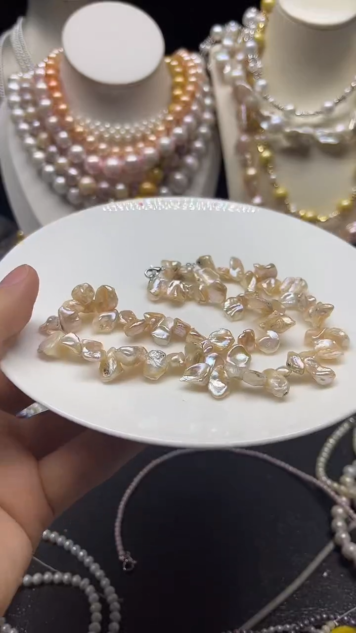 颈饰未镶嵌淡水珍珠多人