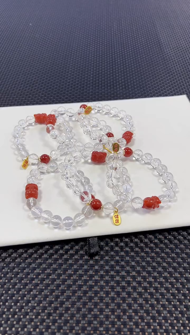 【闪购商品】水晶手串合金约10mm+（多样性发一件）