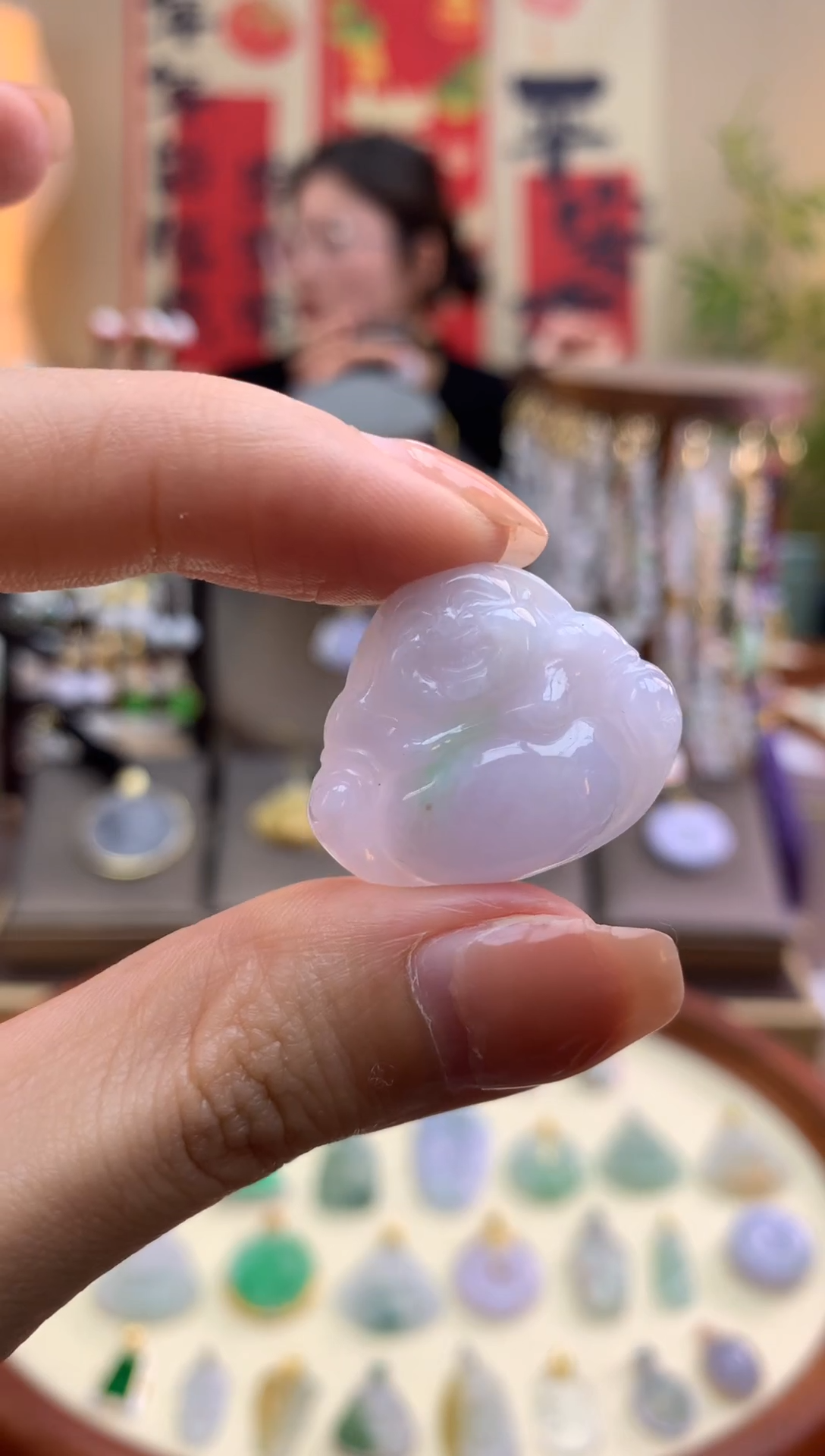 【闪购商品】翡翠颈饰未镶嵌佛公