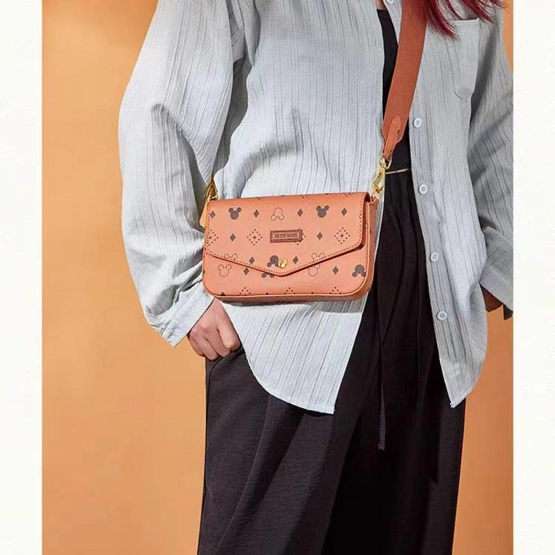 【迪斯尼正品】轻奢单肩包女士长款时尚女式百搭正价