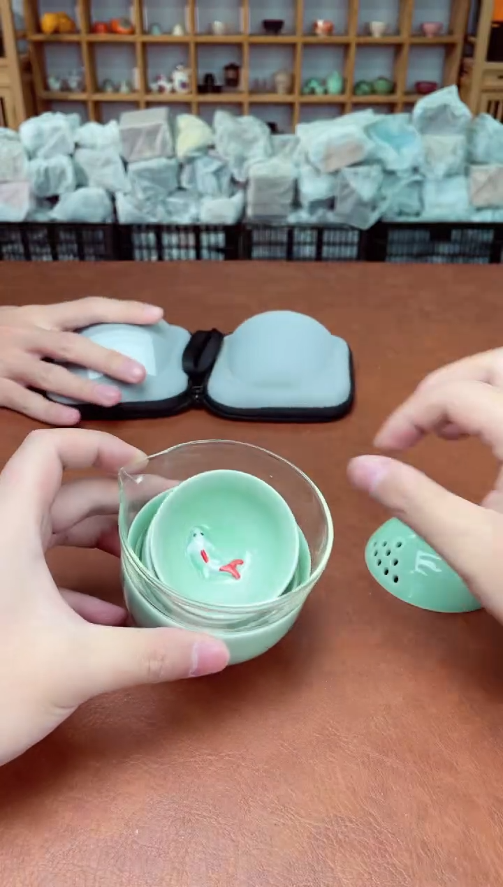 【闪购商品】摆件高端瓷器易仟杯茶器