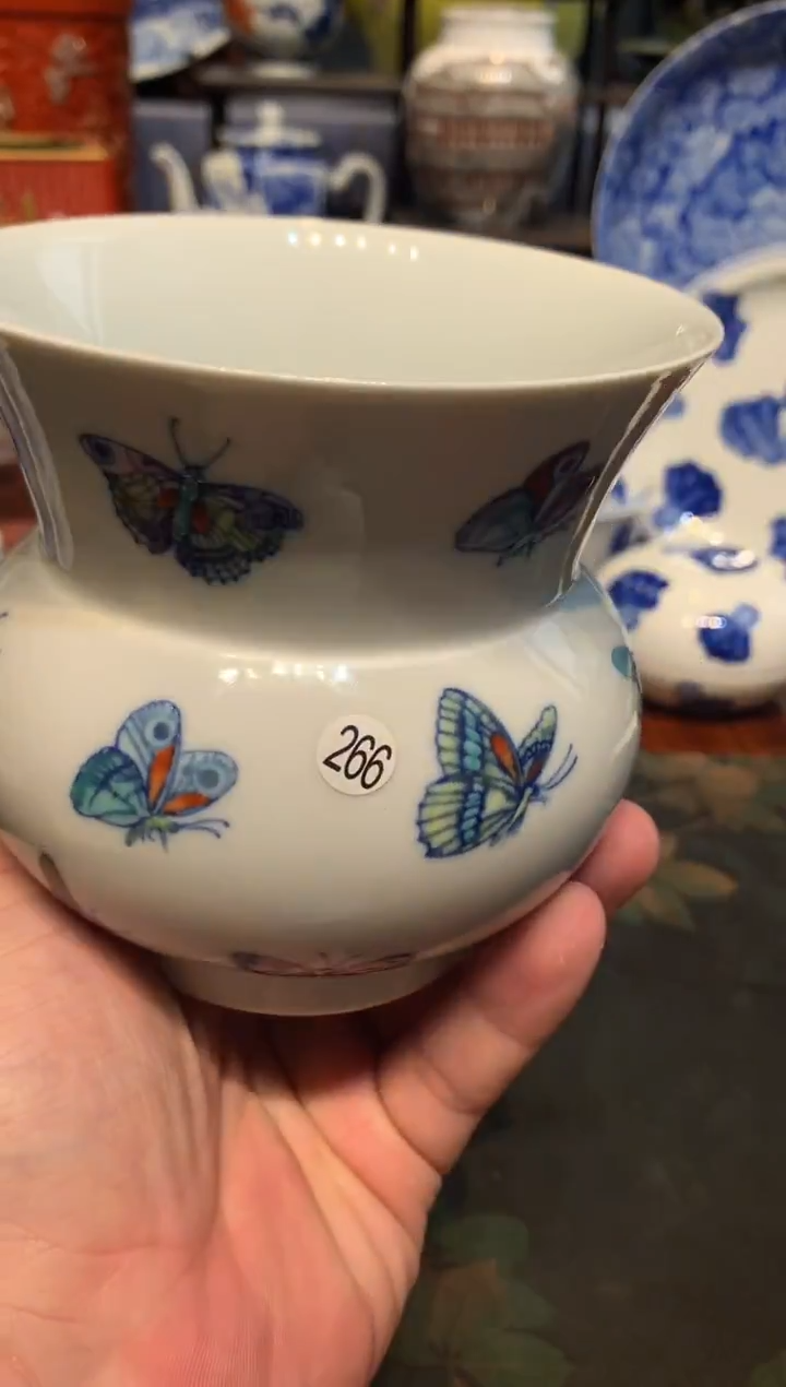 张****料266斗彩渣斗微瑕cl111