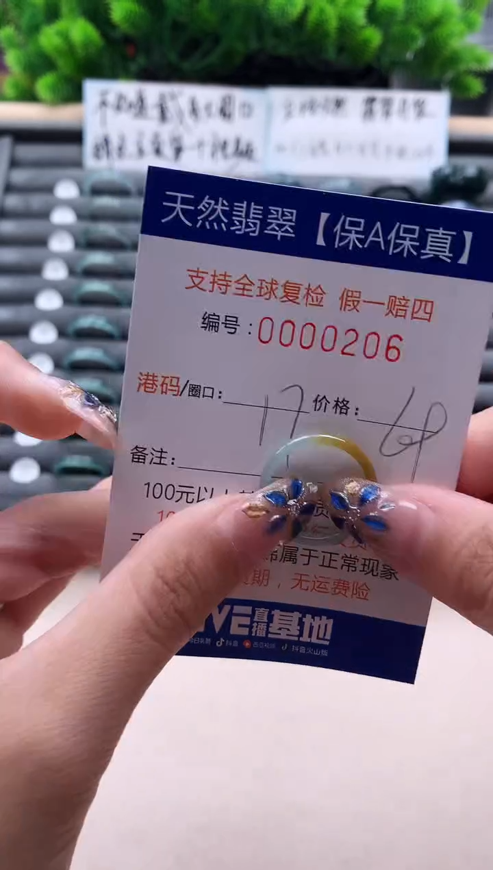 未镶嵌戒指翡翠206