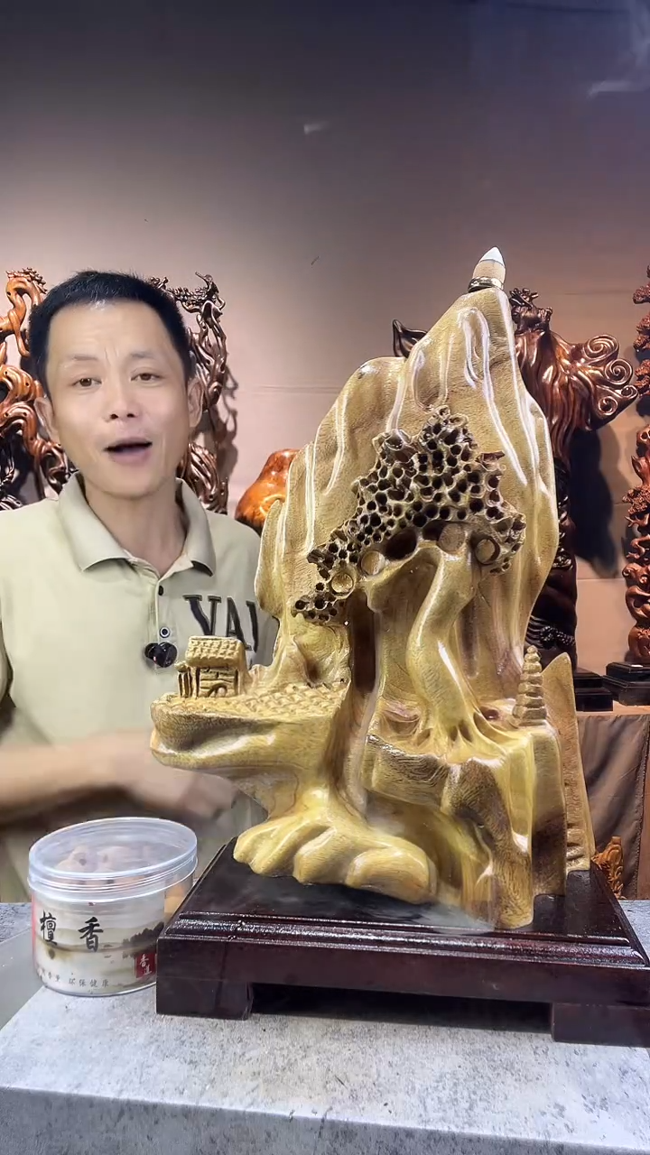 香樟木抖***样香樟木随行摆件15