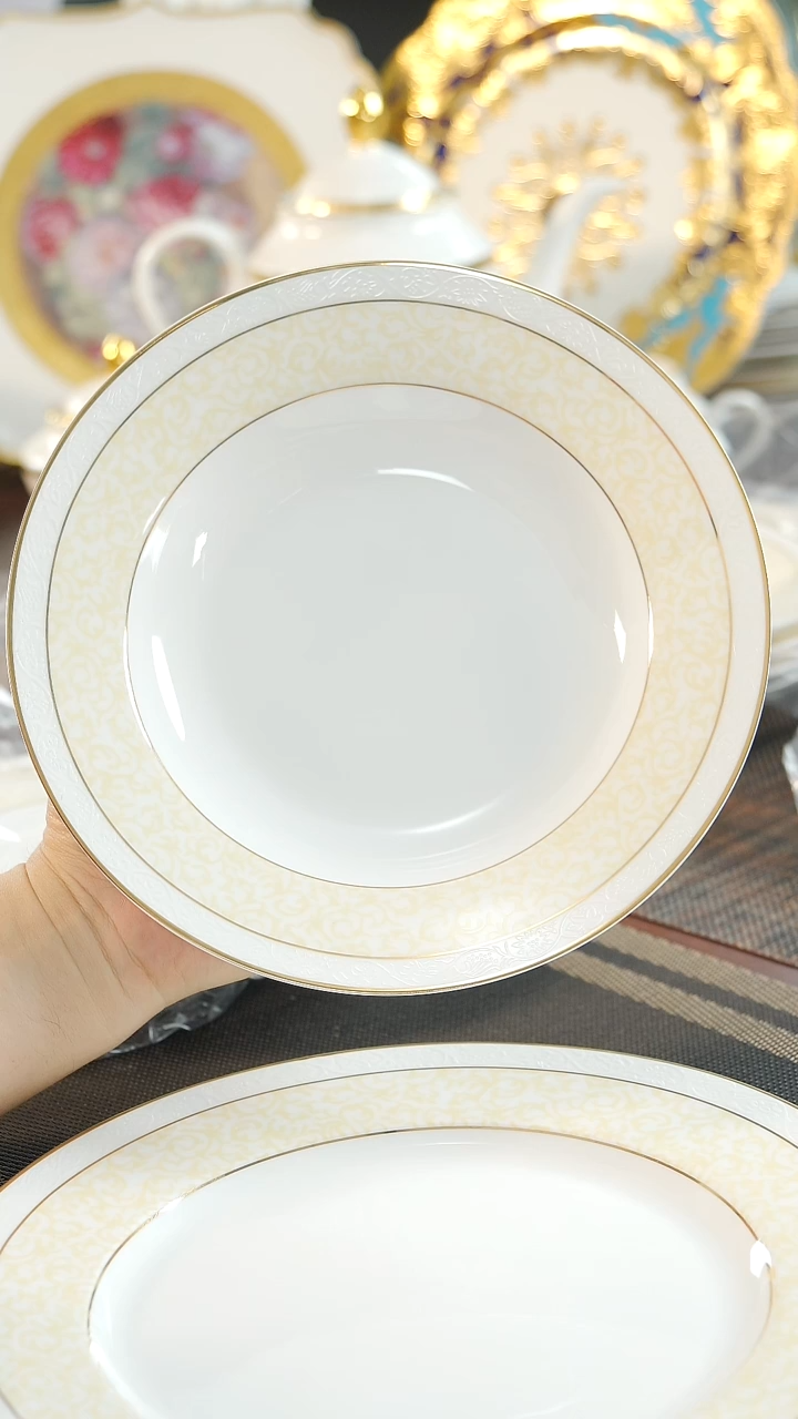 【闪购商品】瓷片9英寸草帽盘 福利价