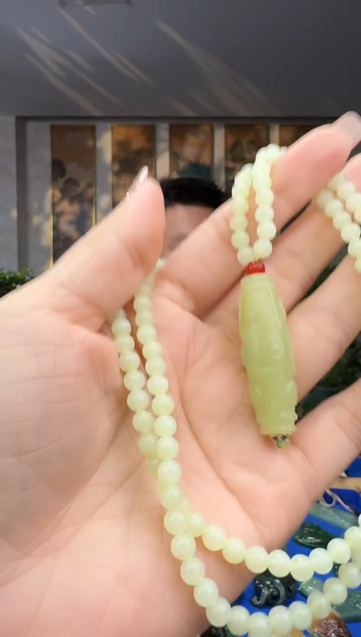 颈饰未镶嵌和田玉拍一发一