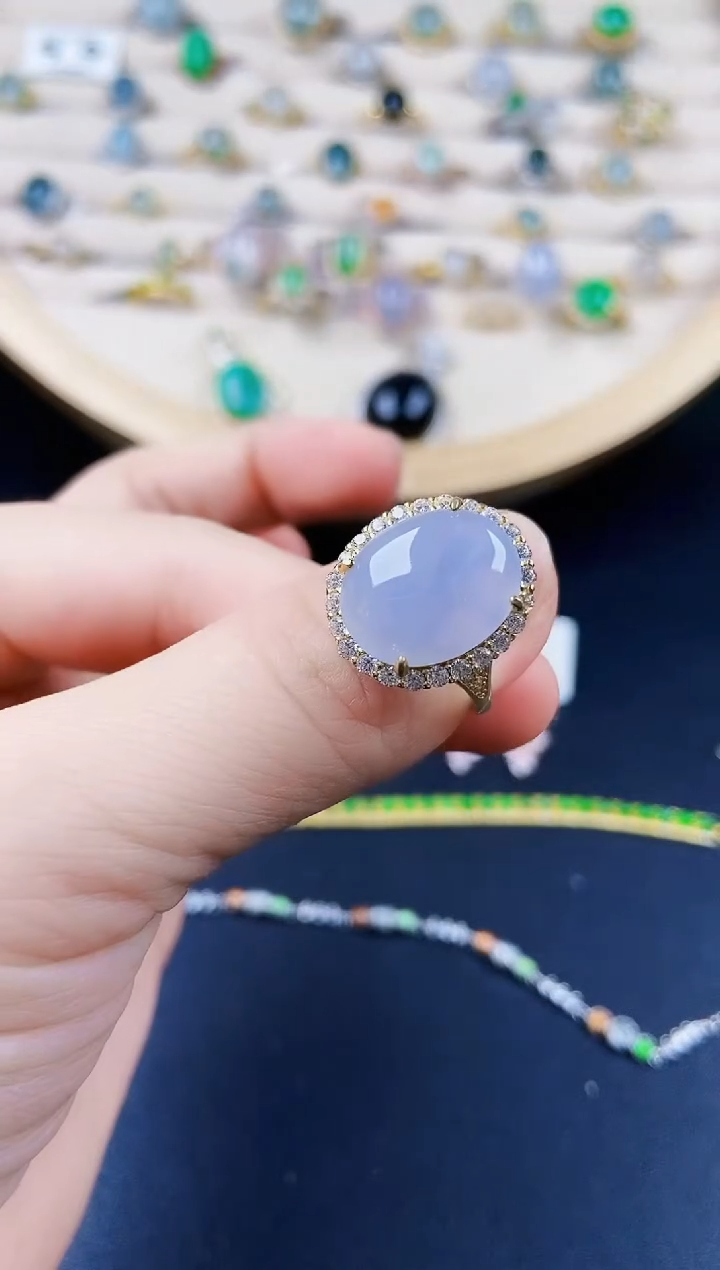 【闪购商品】翡翠戒指银S925镶嵌123124123