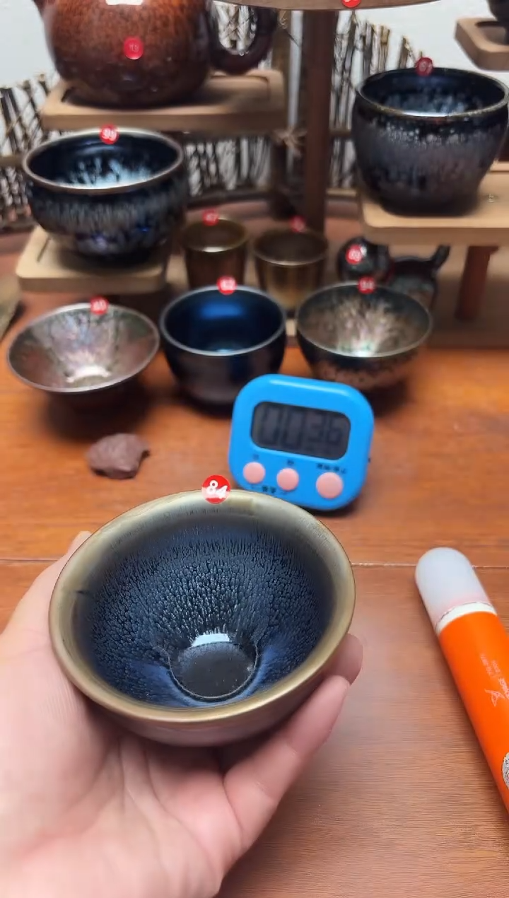 茶盏鹿84号建盏工匠茶器