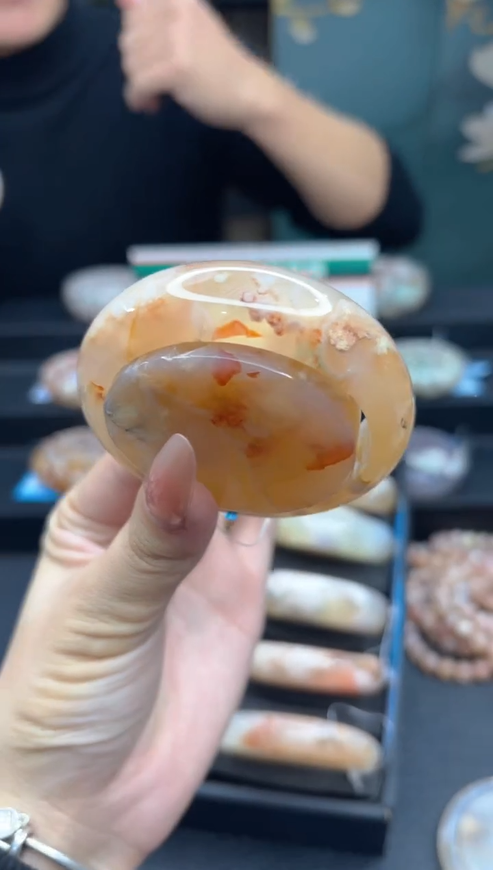 【闪购商品】石英质玉手镯未镶嵌2055（55圈赠送镯心）