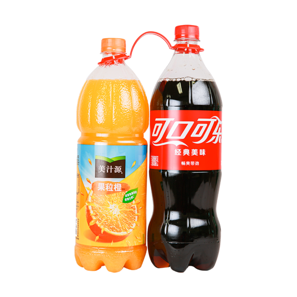 可口可乐+果粒橙 1.25L*2