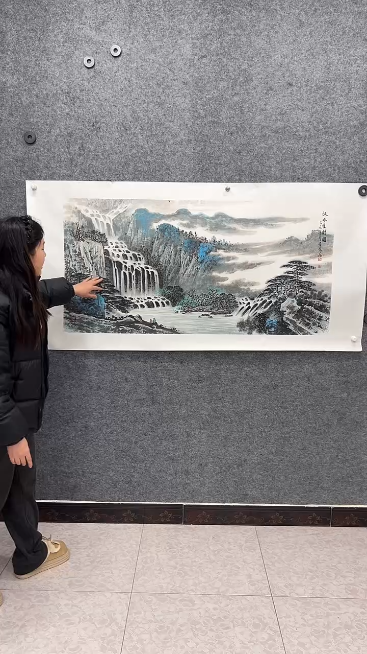 国画国画王生意山水