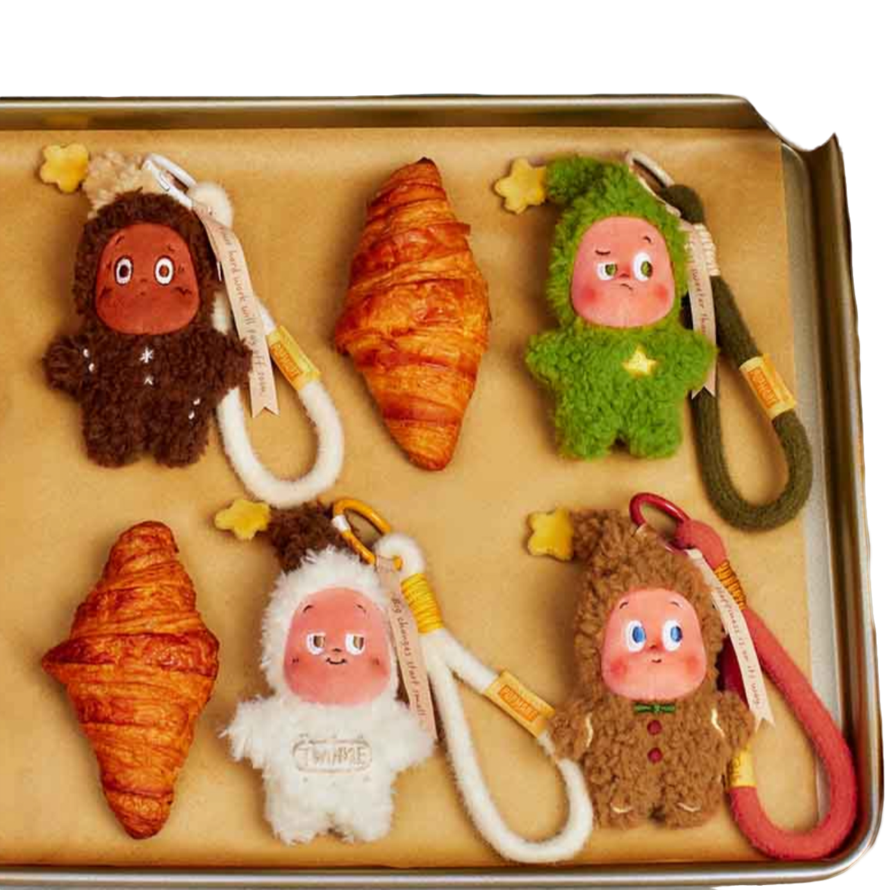 星星人美味时刻4.0现烤小饼干毛绒挂件盲盒（快）