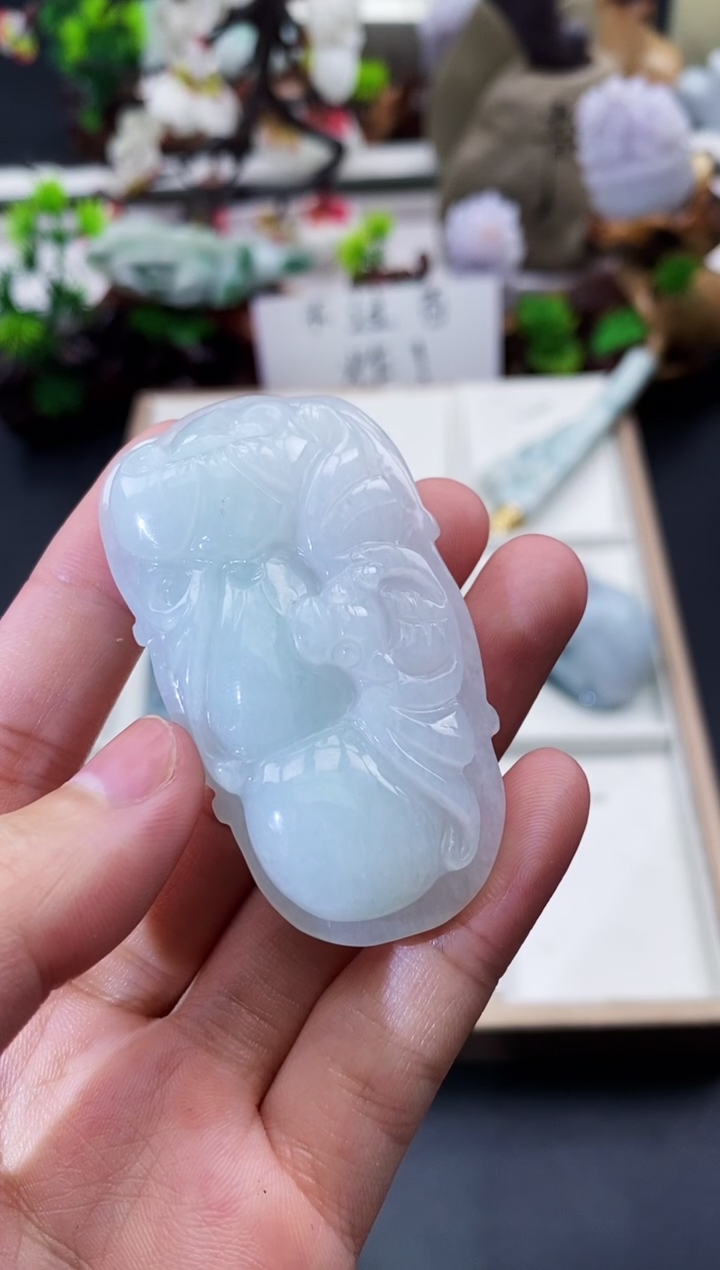 颈饰未镶嵌翡翠天然缅甸A货翡翠