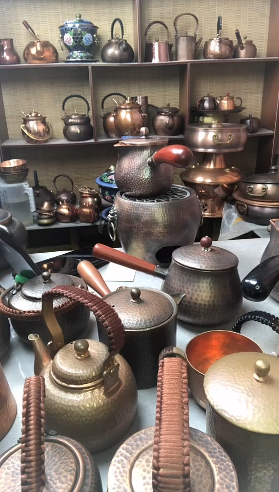 贵金属紫铜泡茶壶
