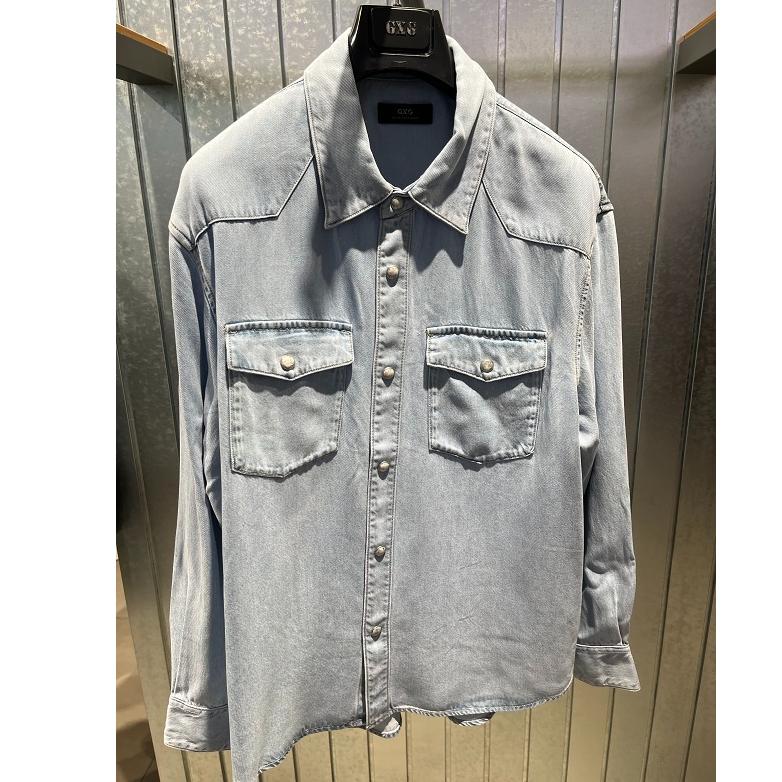 G25XE91004  2025春季新品商场同款男士翻领长袖寸衫宽松时尚