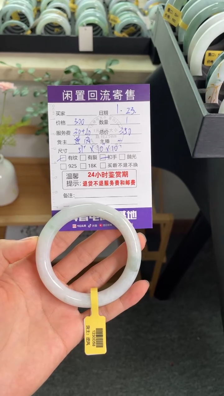 【闪购商品】翡翠手镯未镶嵌手镯