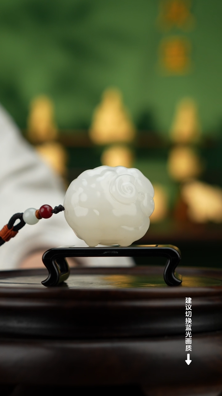 玉【喜气洋洋】天然玉石手把件