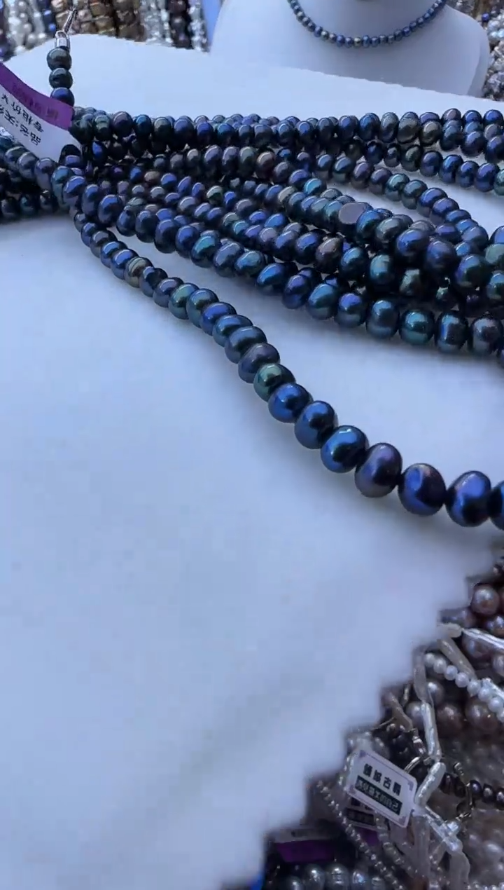 【闪购商品】淡水珍珠项链银S925镶嵌146多样性发货  发其一