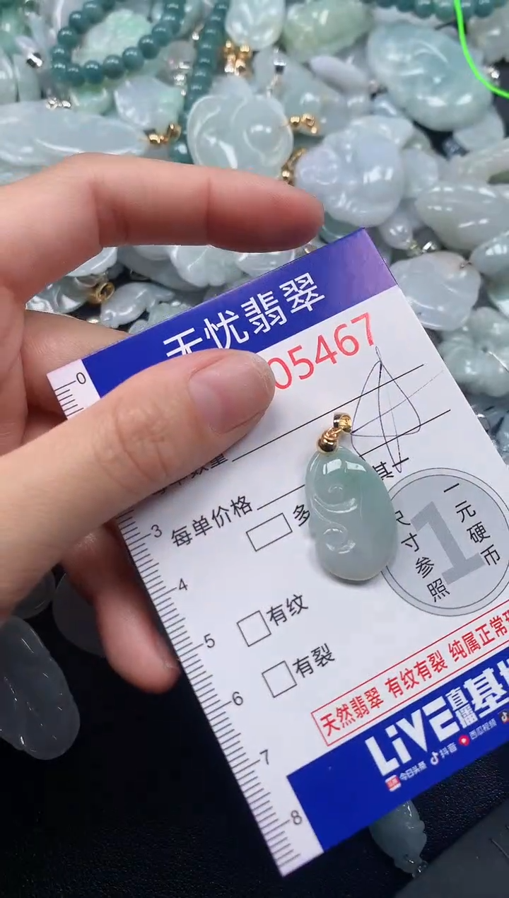 吊坠(不含链)未镶嵌翡翠5467