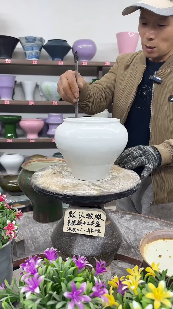 12-12-高16口14瑕-花盆