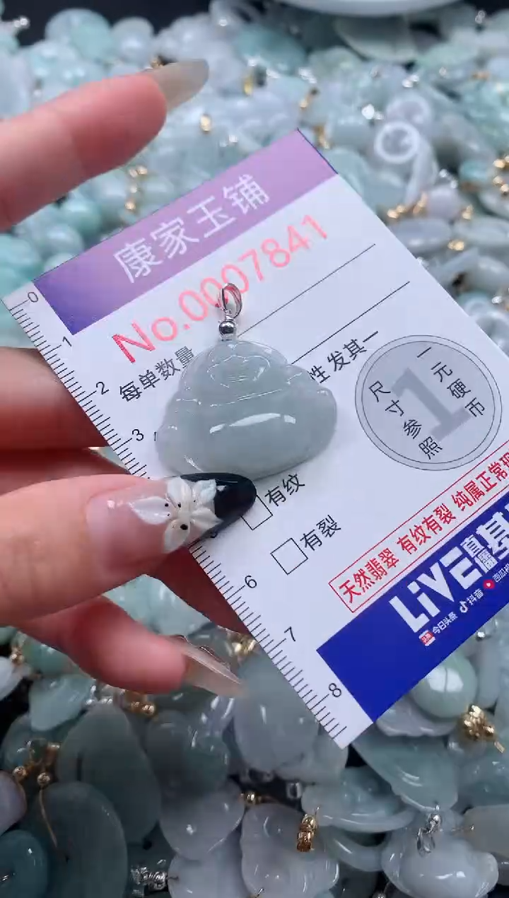 颈饰未镶嵌翡翠7841