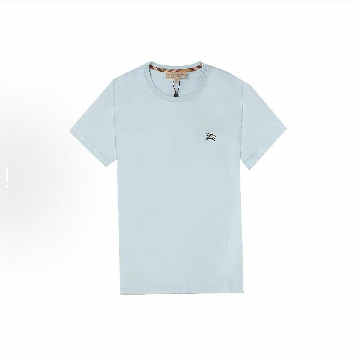 未使用 BURBERRY/博柏利 140-160斤）Logo刺绣圆领短袖T恤BB-0006