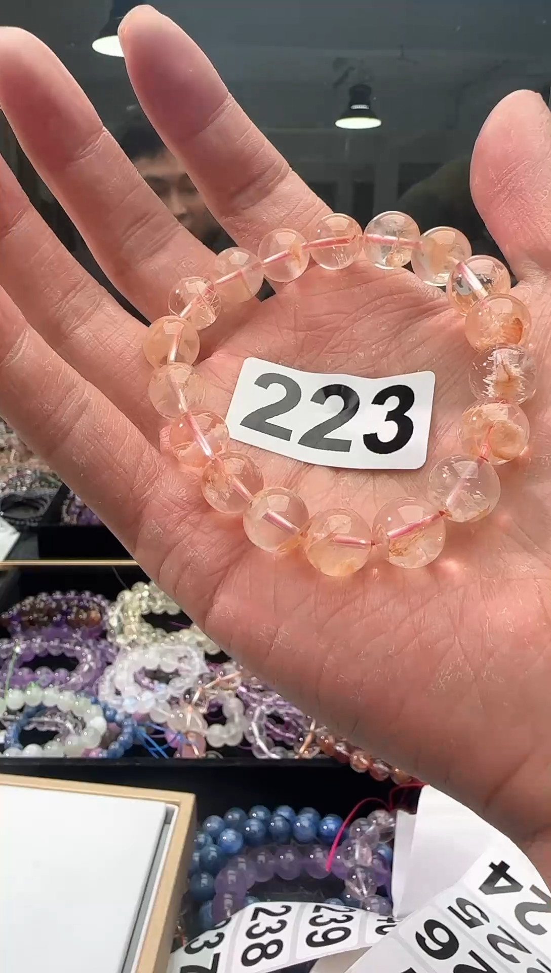 【闪购商品】水晶手链未镶嵌223橙雪花幽灵