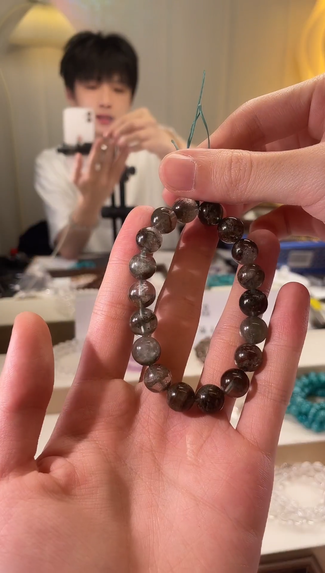 未镶嵌手串水晶幽灵水晶手串（福利款）11mm