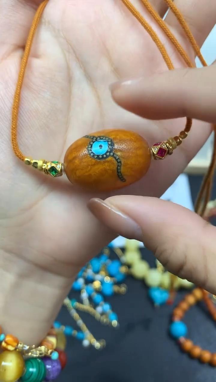 裸石蜜蜡未镶嵌吊坠A249|1680