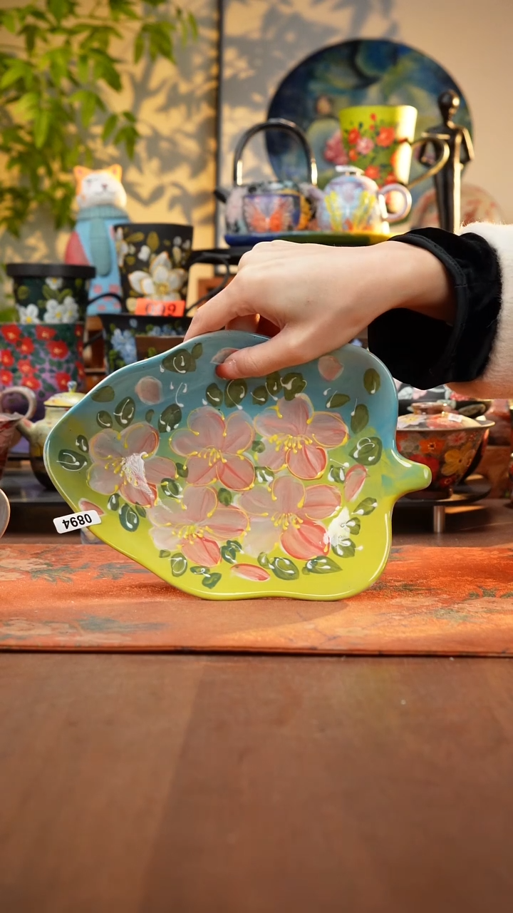 瓷片景德镇手工手绘894