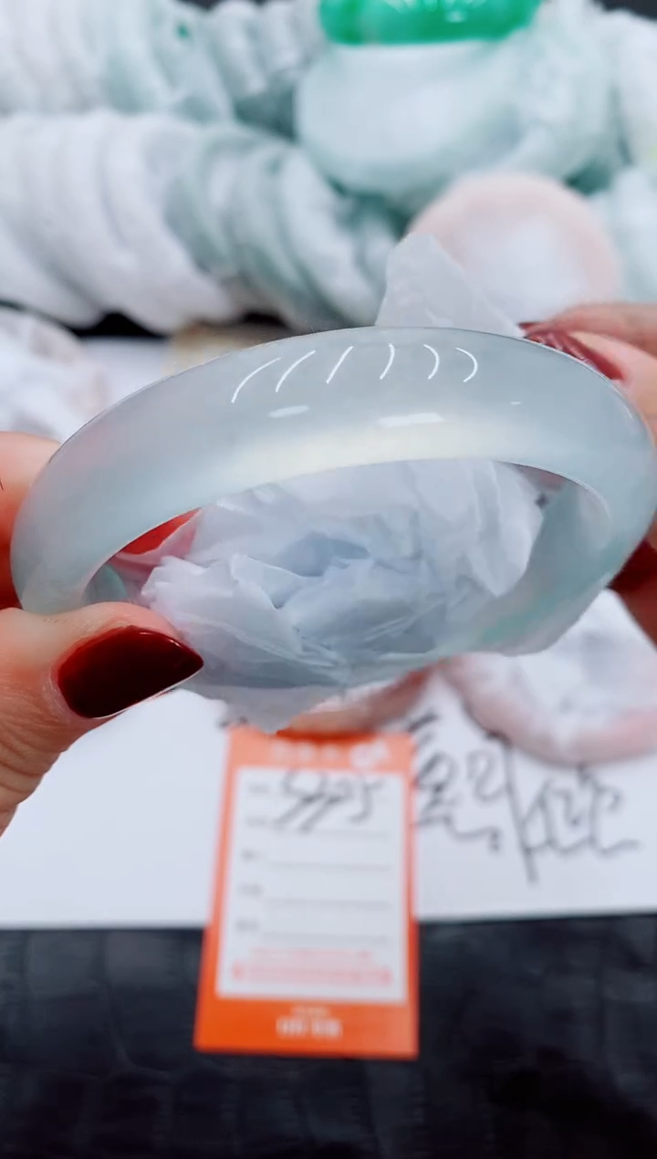 【闪购商品】石英质玉手镯未镶嵌S305-59-60