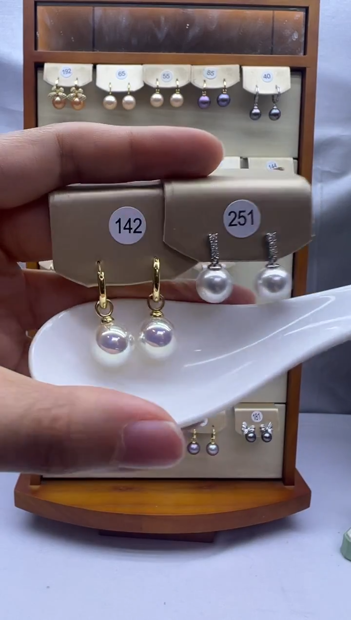 未镶嵌耳饰淡水珍珠142+251