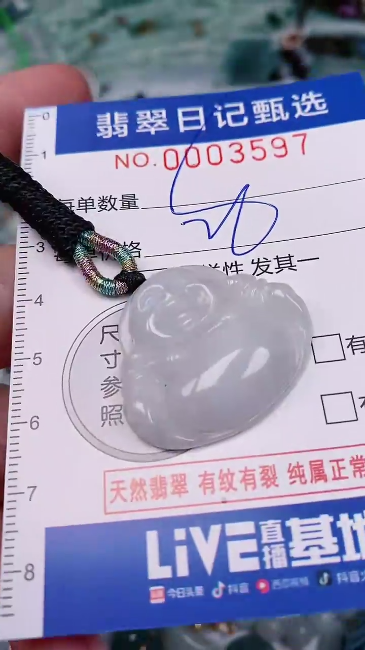 【闪购商品】翡翠颈饰未镶嵌00003597
