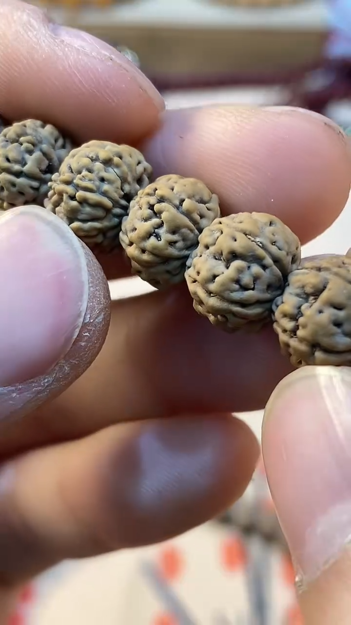 【闪购商品】金刚菩提手串密封定制级灰皮老树王六瓣长串尺寸9-12