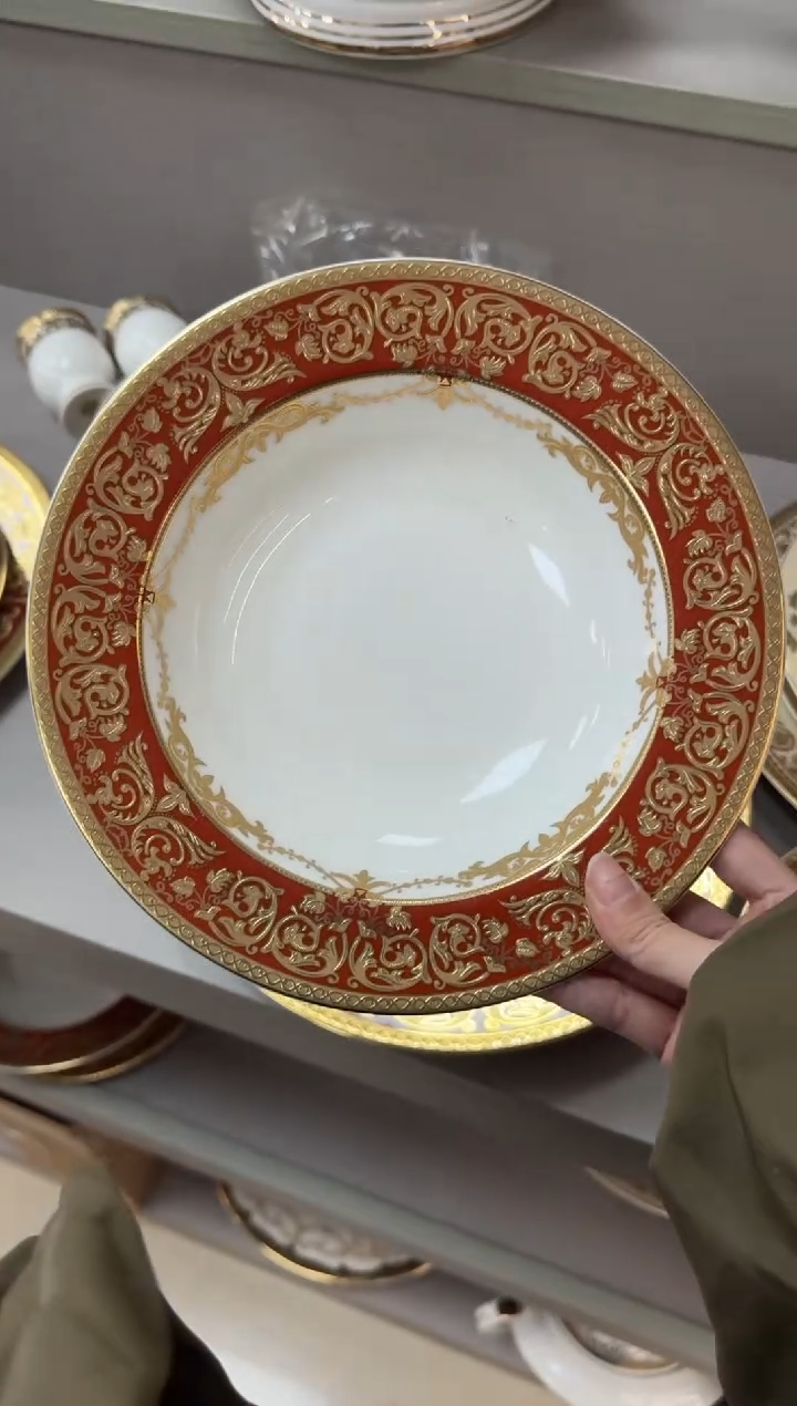 【闪购商品】瓷片8.5英寸草帽盘福利价2个尾单