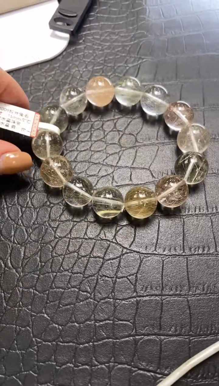 未镶嵌手串水晶手串674