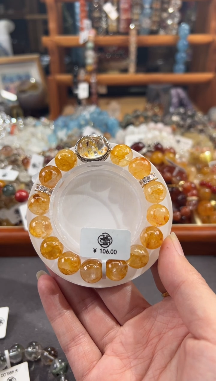 【闪购商品】水晶手链合金定制款 Zzzz